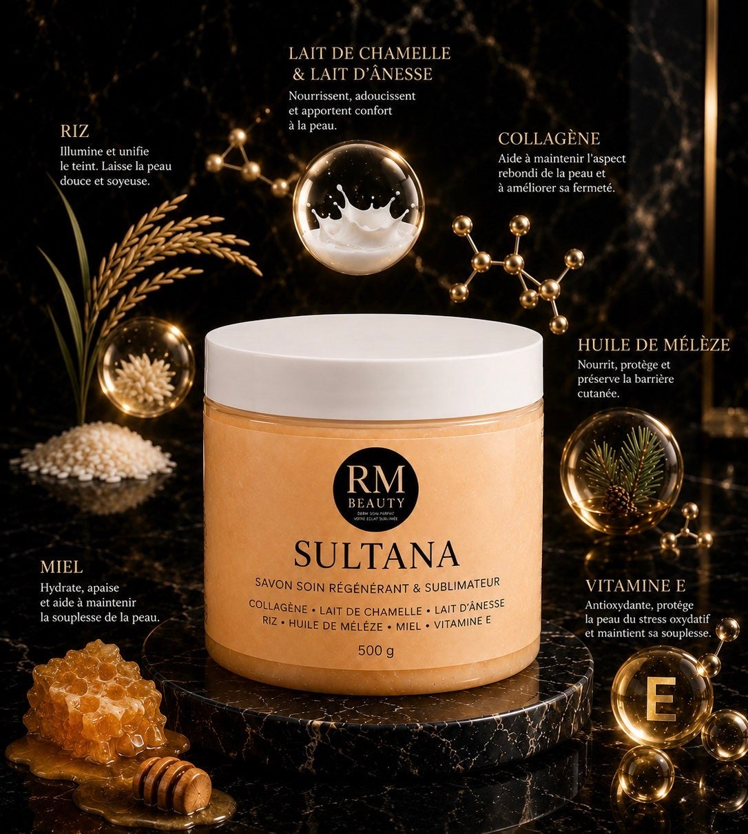 Savon soin Sultana 500 g