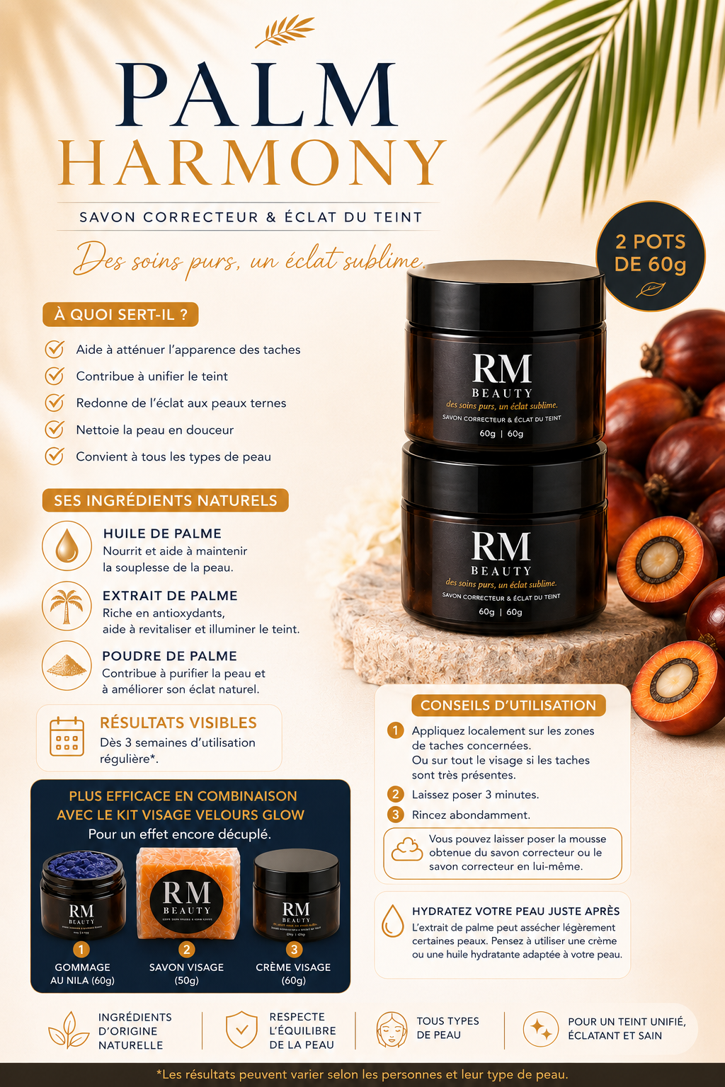 Savon correcteur Palm Harmony