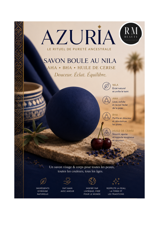 Savon boule Azuria